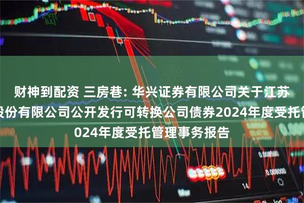 财神到配资 三房巷: 华兴证券有限公司关于江苏三房巷聚材股份有限公司公开发行可转换公司债券2024年度受托管理事务报告